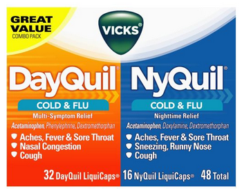T22 Vicks Dayquil And Nyquil Cold & Flu Relief